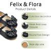 imageFelix ampamp Flora Toddler Flower Girl Dress Shoes  Girl Ballet Flats Party School Shoes WeddingB904black