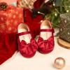 imageFelix ampamp Flora Toddler Flower Girl Dress Shoes  Girl Ballet Flats Party School Shoes WeddingB904red