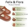 imageFelix ampamp Flora Toddler Girl Oxford Dress Shoes  Mary Jane Flats for Little Girl Party School ShoesB426brown