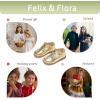 imageFelix ampamp Flora Toddler Girl Oxford Dress Shoes  Mary Jane Flats for Little Girl Party School ShoesB426gold