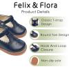 imageFelix ampamp Flora Toddler Girl Oxford Dress Shoes  Mary Jane Flats for Little Girl Party School ShoesB426navy Blue