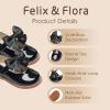 imageFelix ampamp Flora Toddler Girl Oxford Dress Shoes  Mary Jane Flats for Little Girl Party School ShoesB427black