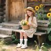 imageFelix ampamp Flora Toddler Girl Oxford Dress Shoes  Mary Jane Flats for Little Girl Party School ShoesB427ivory White