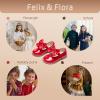 imageFelix ampamp Flora Toddler Girl Oxford Dress Shoes  Mary Jane Flats for Little Girl Party School ShoesB427red