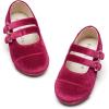 imageFelix ampamp Flora Toddler Little Girls Dress Shoes  Flower Girls Mary Jane Flats Ballet Shoes Party WeddingBf17burgundy
