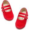 imageFelix ampamp Flora Toddler Little Girls Dress Shoes  Flower Girls Mary Jane Flats Ballet Shoes Party WeddingBf17red