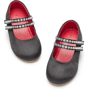 imageFelix ampamp Flora Toddler Flower Girl Dress Shoes  Baby Girl Ballet Mary Jane Flats for Party School WeddingBf18black