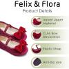 imageFelix ampamp Flora Toddler Flower Girl Dress Shoes  Girl Ballet Flats Party School Shoes WeddingB803purple