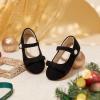 imageFelix ampamp Flora Toddler Little Girls Dress Shoes  Flower Girls Mary Jane Flats Ballet Shoes Party WeddingBf21black