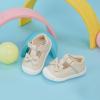 imageFelix ampamp Flora Soft Sole Baby Dress Shoes  Infant Baby Walking Shoes Moccasinss Rubber Sole Crib ShoesByb03fl Beige