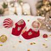 imageFelix ampamp Flora Soft Sole Baby Dress Shoes  Infant Baby Walking Shoes Moccasinss Rubber Sole Crib ShoesByb03red