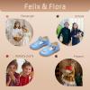 imageFelix ampamp Flora Toddler Little Girl Mary Jane Dress Shoes  Ballet Flats for Girl Party School ShoesB366blue
