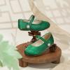 imageFelix ampamp Flora Girls Toddler Little Ballet Shoes  Flower Girls Mary Jane Flats Dress Shoes Party WeddingBf10dark Green