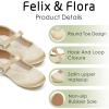 imageFelix ampamp Flora Girls Toddler Little Ballet Shoes  Flower Girls Mary Jane Flats Dress Shoes Party WeddingBf10nude