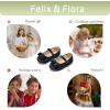 imageFelix ampamp Flora Girls Toddler Little Ballet Shoes  Flower Girls Mary Jane Flats Dress Shoes Party WeddingBf16black