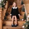 imageFelix ampamp Flora Girls Toddler Little Ballet Shoes  Flower Girls Mary Jane Flats Dress Shoes Party WeddingBf16black