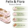 imageFelix ampamp Flora Girls Toddler Little Ballet Shoes  Flower Girls Mary Jane Flats Dress Shoes Party WeddingBf16pink