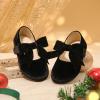 imageFelix ampamp Flora Toddler Flower Girl Dress Shoes  Girl Ballet Flats Party School Shoes WeddingB821velvet Black