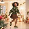 imageFelix ampamp Flora Toddler Flower Girl Dress Shoes  Girl Ballet Flats Party School Shoes WeddingB821velvet Green