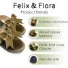 imageFelix ampamp Flora Toddler Flower Girl Dress Shoes  Girl Ballet Flats Party School Shoes WeddingB821velvet Green