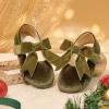 imageFelix ampamp Flora Toddler Flower Girl Dress Shoes  Girl Ballet Flats Party School Shoes WeddingB821velvet Green