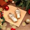 imageFelix ampamp Flora Toddler Flower Girl Dress Shoes  Baby Girl Ballet Mary Jane Flats for Party School WeddingB899fl Gold