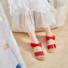 imageFelix ampamp Flora Toddler Girl Sandals  Flower Girl Dress Shoes Open Toe Little Kid Summer FlatsBc233red