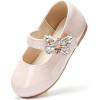 imageFelix ampamp Flora Girls Toddler Little Ballet Shoes  Flower Girls Mary Jane Flats Dress Shoes Party WeddingBf23pl Nude