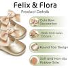 imageFelix ampamp Flora Baby Dress Shoes  Infant Baby Girls Mary Jane Flats Moccasinss Soft Sole Walking Crib ShoesBn34fl Gold