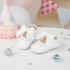 imageFelix ampamp Flora Baby Dress Shoes  Infant Baby Girls Mary Jane Flats Moccasinss Soft Sole Walking Crib ShoesBn34white
