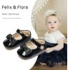 imageFelix ampamp Flora Baby Dress Shoes  Infant Baby Girls Mary Jane Flats Moccasinss Soft Sole Walking Crib ShoesBn35black