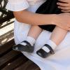 imageFelix ampamp Flora Baby Dress Shoes  Infant Baby Girls Mary Jane Flats Moccasinss Soft Sole Walking Crib ShoesBn43black