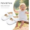 imageFelix ampamp Flora Baby Dress Shoes  Infant Baby Girls Mary Jane Flats Moccasinss Soft Sole Walking Crib ShoesBn43white