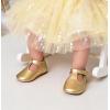 imageFelix ampamp Flora Soft Sole Baby Shoes  Infant Baby Girls Ballet Flats Moccasinss Rubber Sole Walking Crib ShoesBn37gold