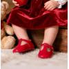 imageFelix ampamp Flora Soft Sole Baby Shoes  Infant Baby Girls Ballet Flats Moccasinss Rubber Sole Walking Crib ShoesBn37red