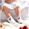 imageFelix ampamp Flora Soft Sole Baby Shoes  Infant Baby Girls Ballet Flats Moccasinss Rubber Sole Walking Crib ShoesBn37white