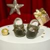 imageFelix ampamp Flora Soft Sole Baby Shoes  Infant Baby Girls Ballet Flats Moccasinss Rubber Sole Walking Crib ShoesBn38olive Green