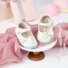 imageFelix ampamp Flora Soft Sole Baby Shoes  Infant Baby Girls Ballet Flats Moccasinss Rubber Sole Walking Crib ShoesBn39ivory White