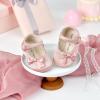 imageFelix ampamp Flora Soft Sole Baby Shoes  Infant Baby Girls Ballet Flats Moccasinss Rubber Sole Walking Crib ShoesBn39pink
