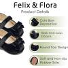 imageFelix ampamp Flora Soft Sole Baby Shoes  Infant Baby Walking Shoes Moccasinss Rubber Sole Crib ShoesBn41black