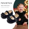 imageFelix ampamp Flora Soft Sole Baby Shoes  Infant Baby Walking Shoes Moccasinss Rubber Sole Crib ShoesBn41black
