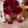 imageFelix ampamp Flora Soft Sole Baby Shoes  Infant Baby Walking Shoes Moccasinss Rubber Sole Crib ShoesBn41burgundy
