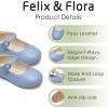 imageFelix ampamp Flora Toddler Girl Dress Shoes  Flower Girl Ballet Flats School Wedding PartyBf19light Blue