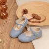 imageFelix ampamp Flora Toddler Girl Dress Shoes  Flower Girl Ballet Flats School Wedding PartyBf19light Blue