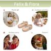 imageFelix ampamp Flora Toddler Girl Dress Shoes  Flower Girl Ballet Flats School Wedding PartyBf19nude