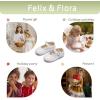 imageFelix ampamp Flora Toddler Girl Dress Shoes  Flower Girl Ballet Flats School Wedding PartyBf19white