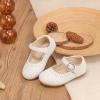 imageFelix ampamp Flora Toddler Girl Dress Shoes  Flower Girl Ballet Flats School Wedding PartyBf19white