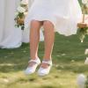 imageFelix ampamp Flora Toddler Girl Dress Shoes  Flower Girl Ballet Flats School Wedding PartyBf19white