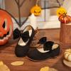 imageFelix ampamp Flora Toddler Girl Dress Shoes  Flower Girl Ballet Flats School Wedding PartySynthetic Suede Black