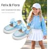 imageFelix ampamp Flora ToddlerLittle Kid Girls Running Shoes Glitter Sneakers Princess Fashion Casual Sports ShoesBs822blue